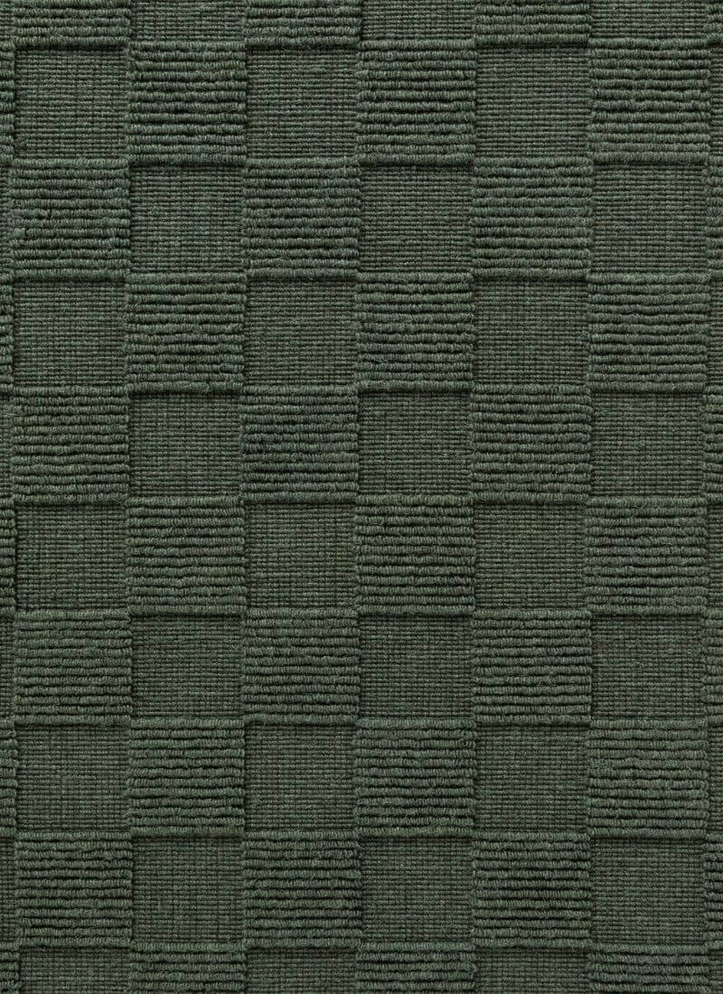 Scala Handwoven Wool Rug – Checkered Design