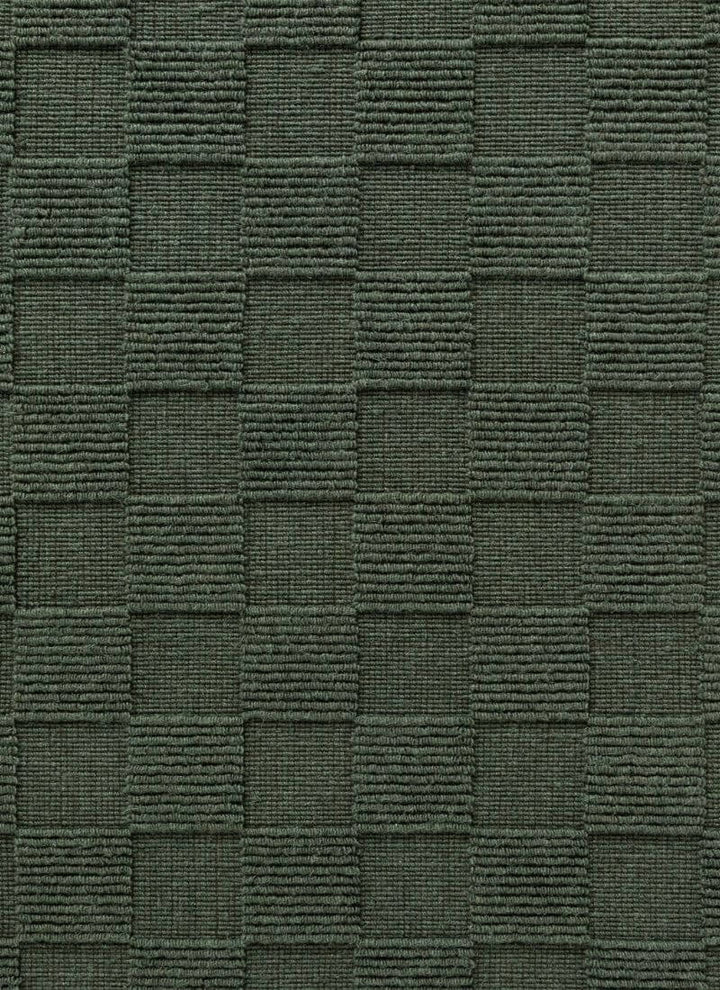 Scala Handwoven Wool Rug – Checkered Design