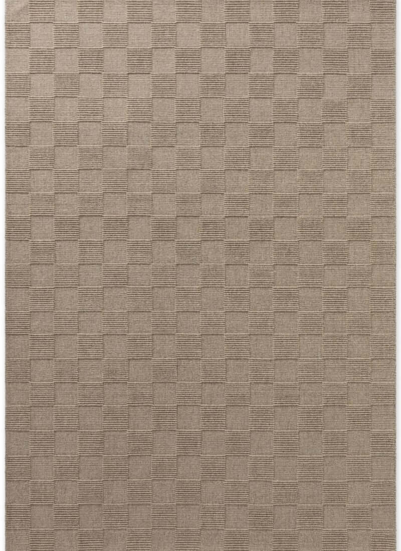 Scala Handwoven Wool Rug – Checkered Design