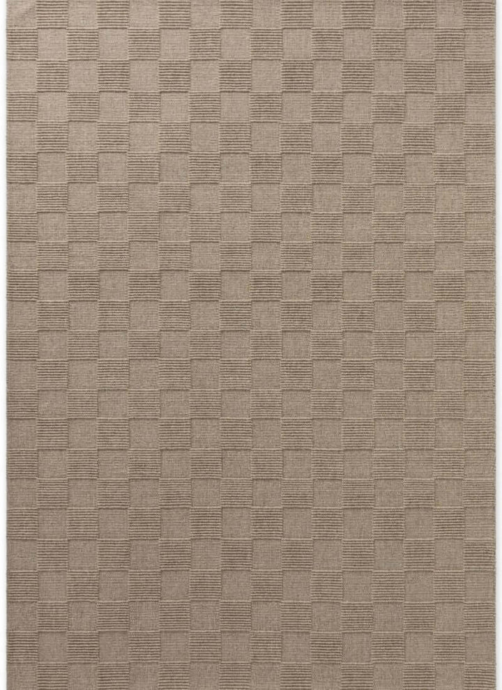 Scala Handwoven Wool Rug – Checkered Design