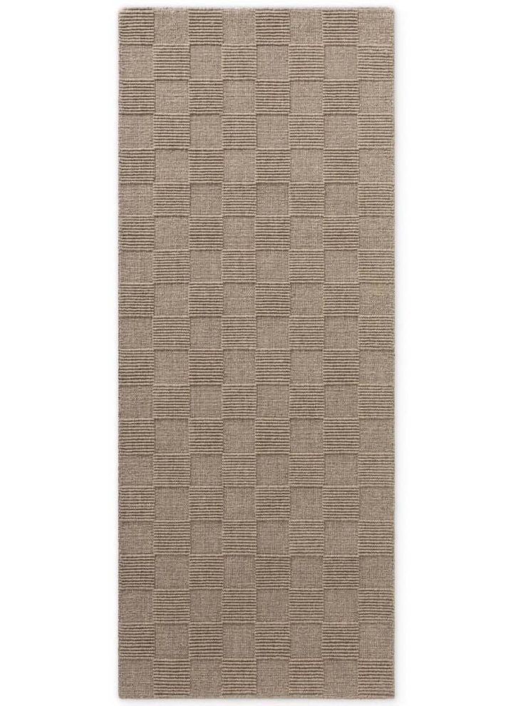 Scala Handwoven Wool Rug – Checkered Design