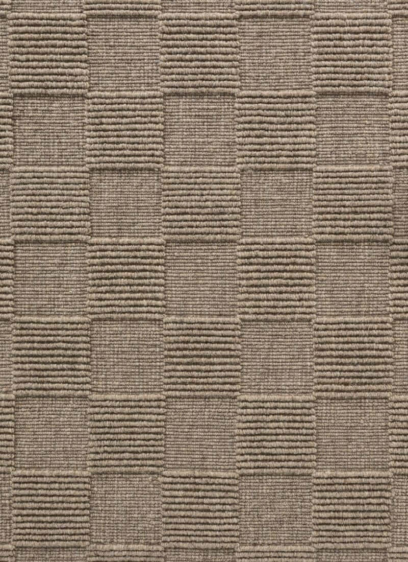 Scala Handwoven Wool Rug – Checkered Design