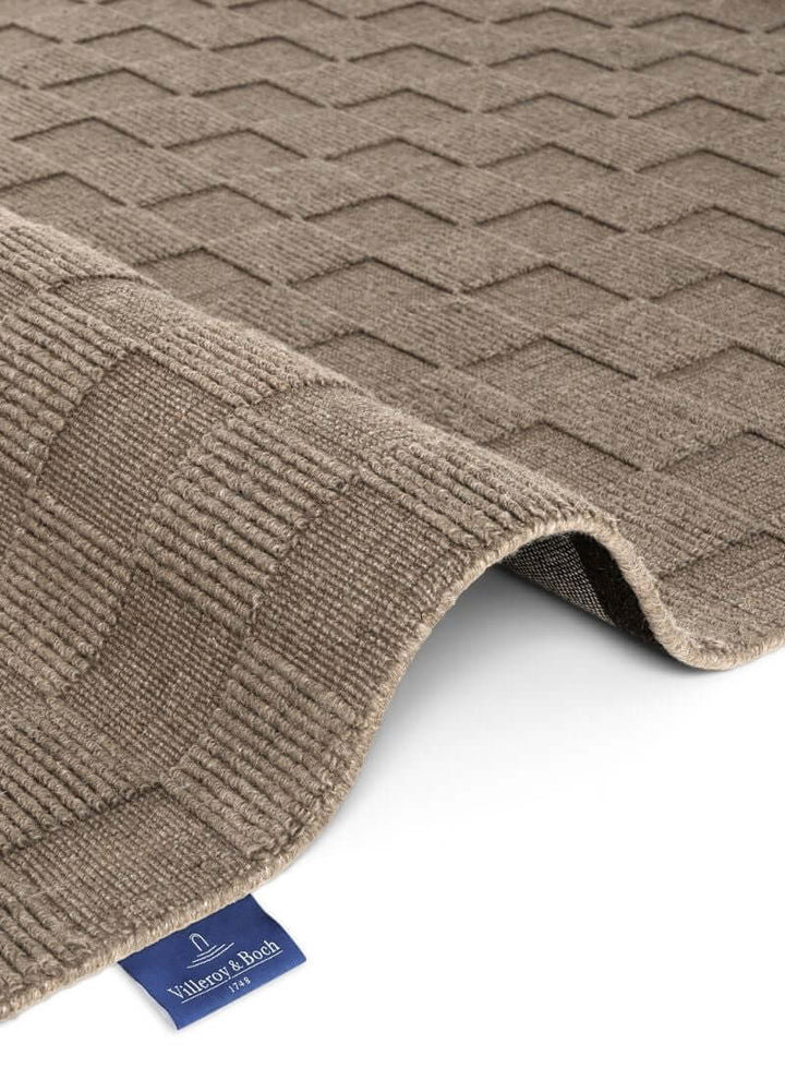 Scala Handwoven Wool Rug – Checkered Design