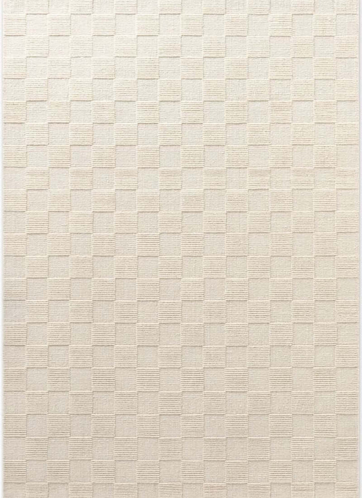Scala Handwoven Wool Rug – Checkered Design