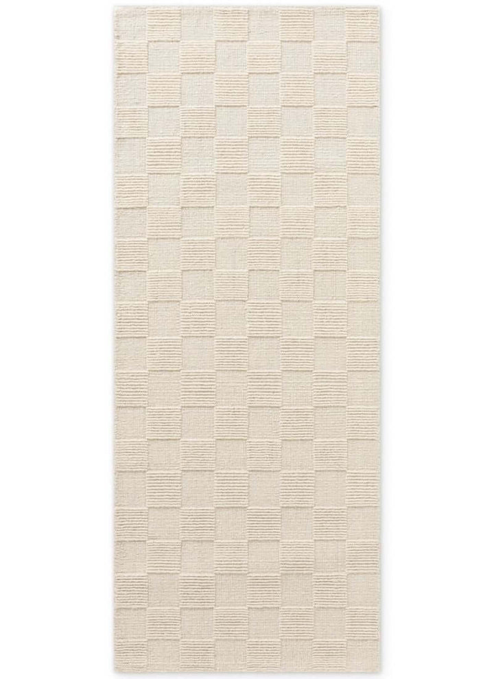 Scala Handwoven Wool Rug – Checkered Design