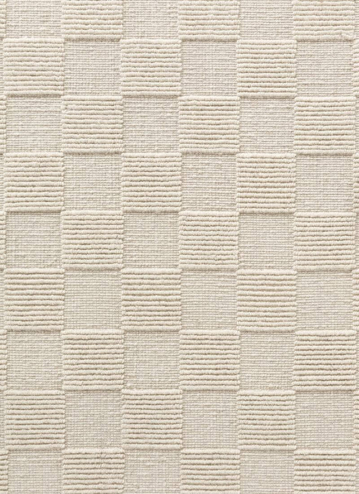 Scala Handwoven Wool Rug – Checkered Design