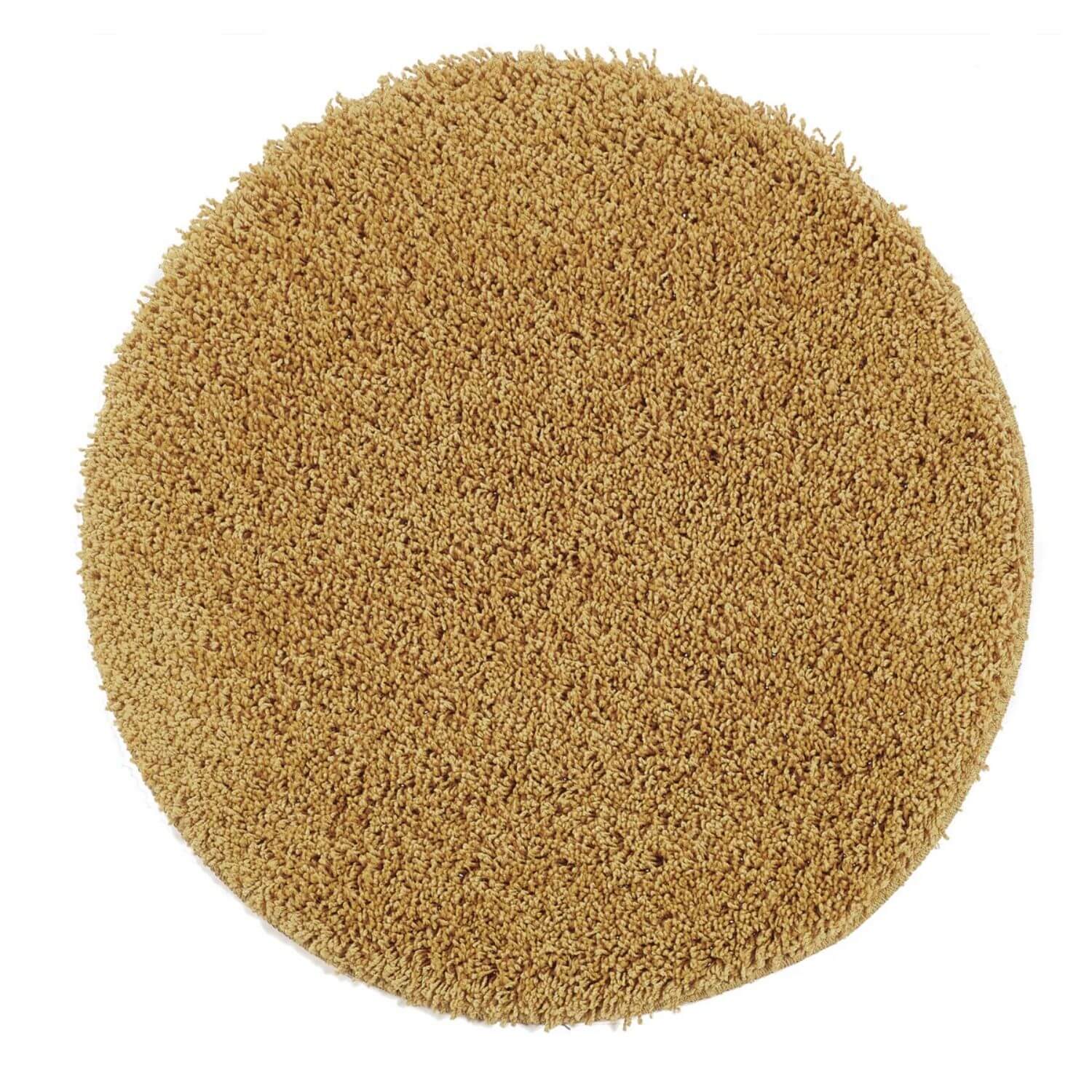Washable Ochre Shaggy Rug |Stain-Resistant & Family-Friendly