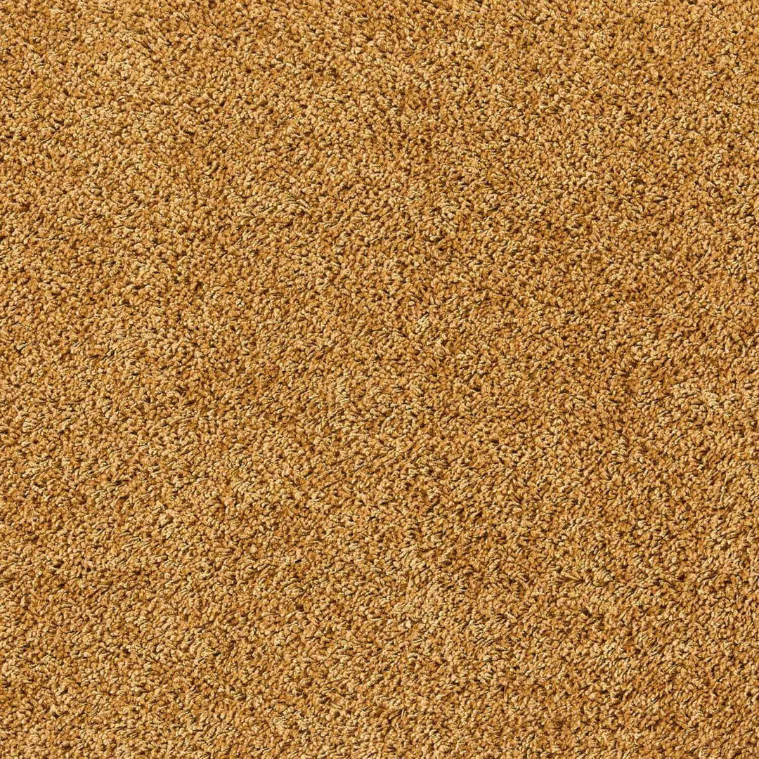 Washable Ochre Shaggy Rug |Stain-Resistant & Family-Friendly