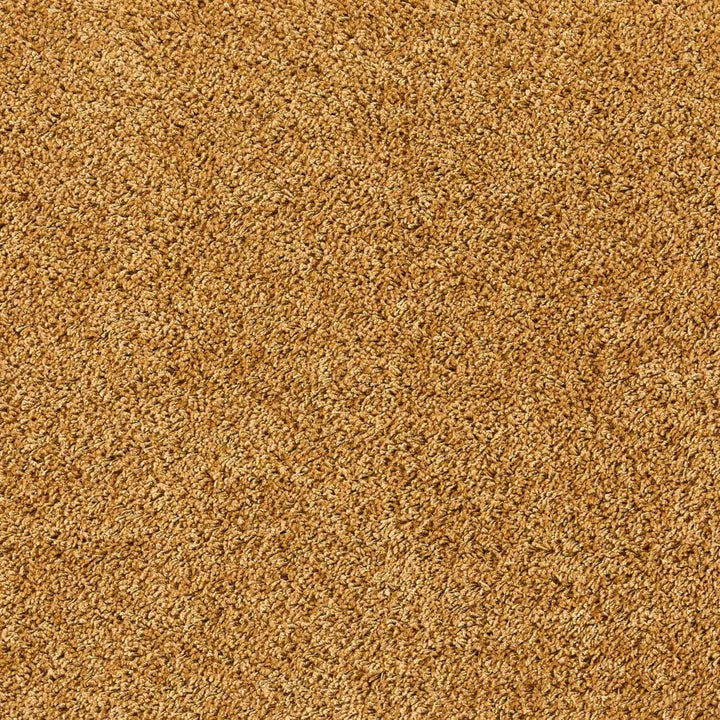 Washable Ochre Shaggy Rug |Stain-Resistant & Family-Friendly