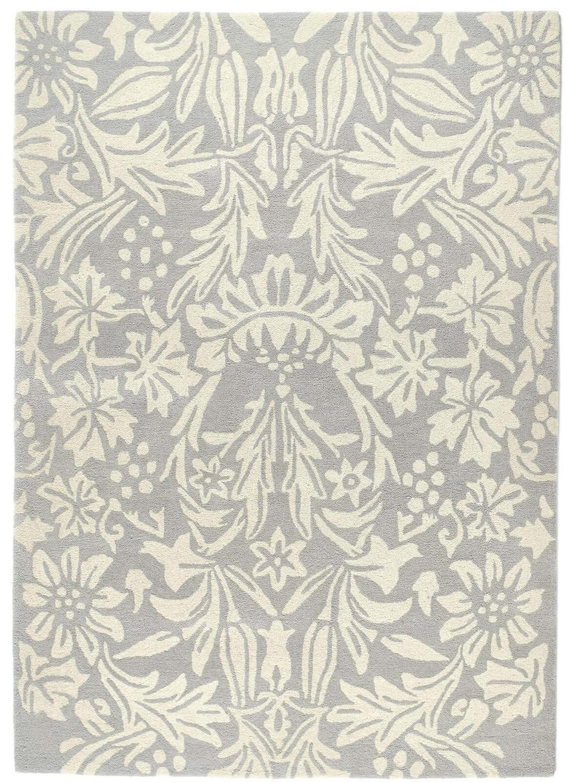Heritage Lavender Floral Wool Rug | The Rugs |