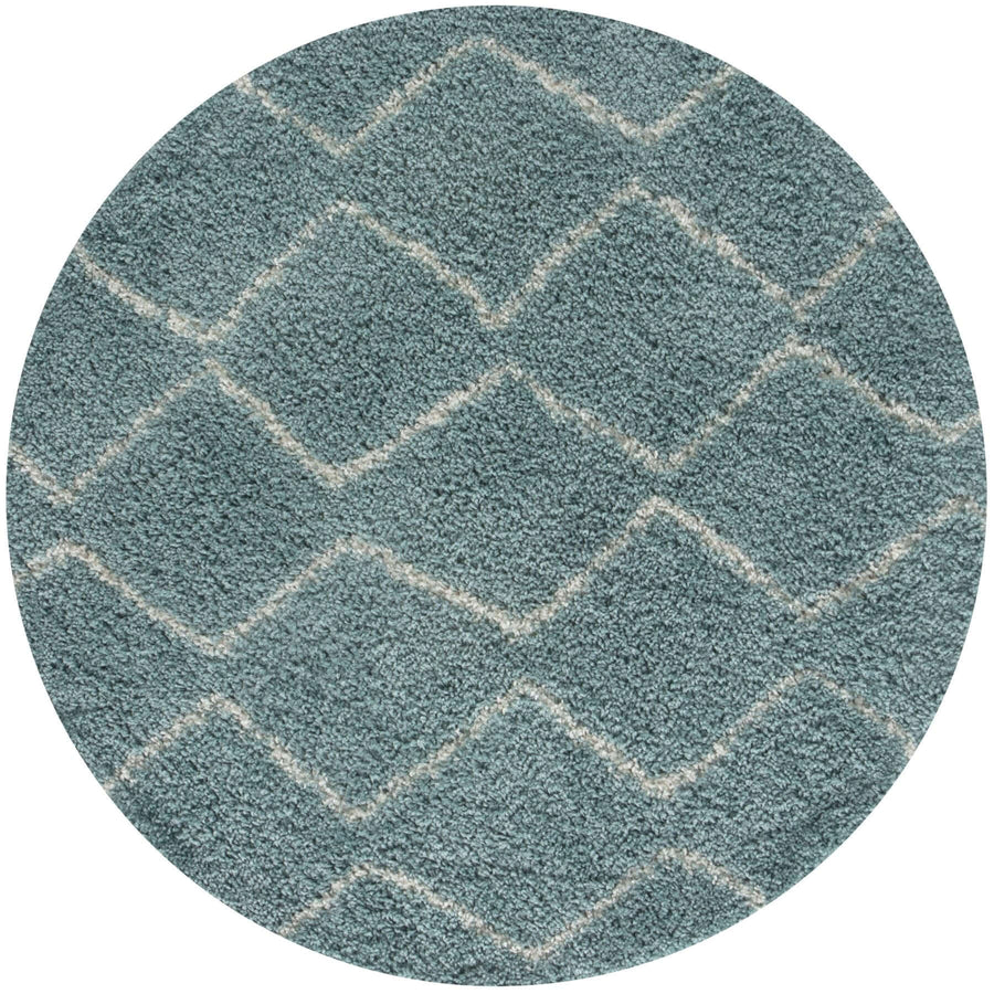 The Rugs Area Rug - Modern Luxury Shaggy Rug Boho Duck Egg Blue