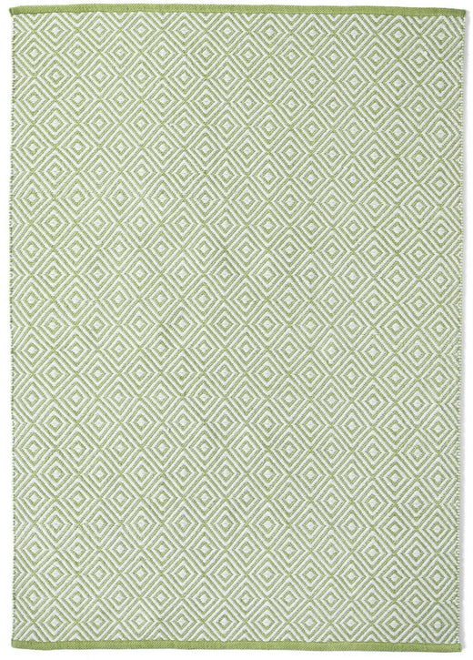 Diamond Green Hand-woven Rug | Eco-Luxury | The Rugs