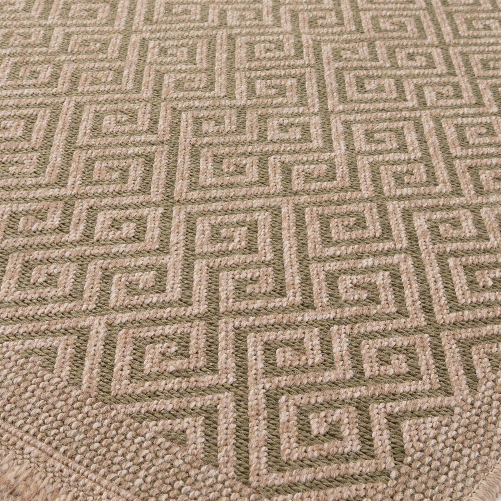 Green Jute-Look Outdoor Rug | Weather-Resistant | The Rugs