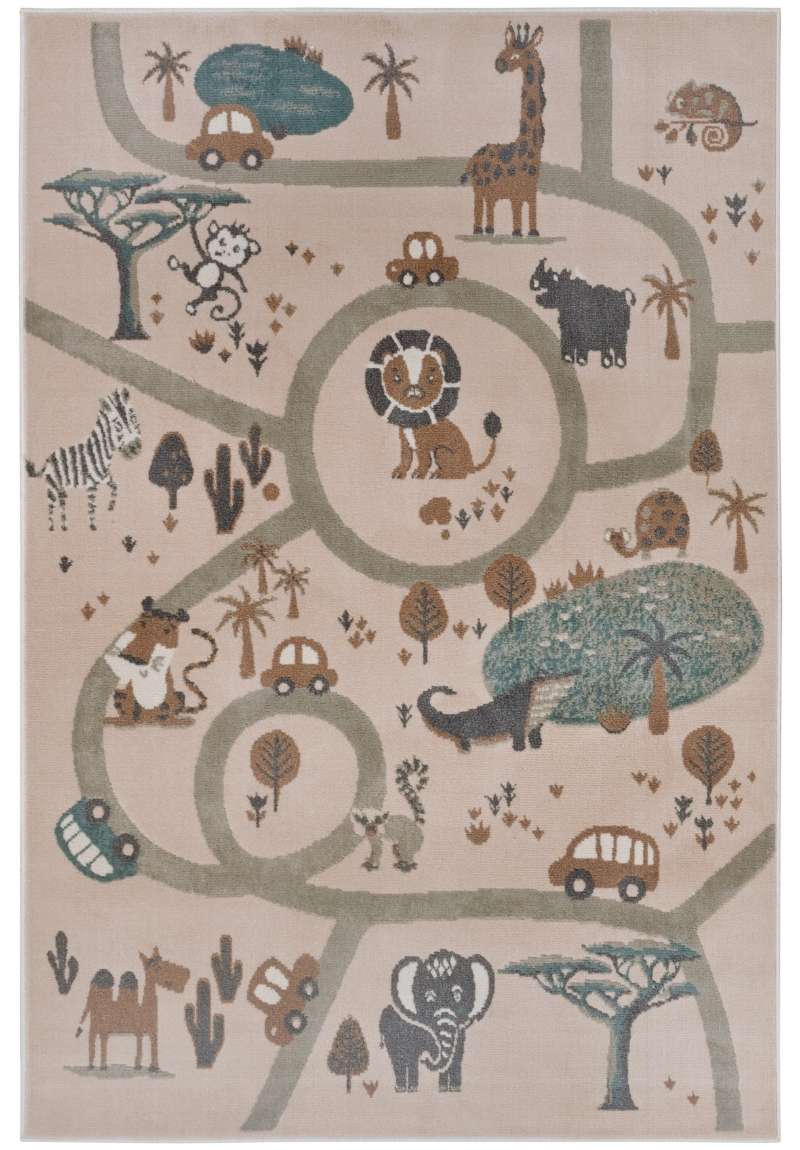 Adventures Children's Animal Park Rug