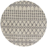 The Rugs Area Rug - Modern Luxury Shaggy Rug Moroccan Ivory