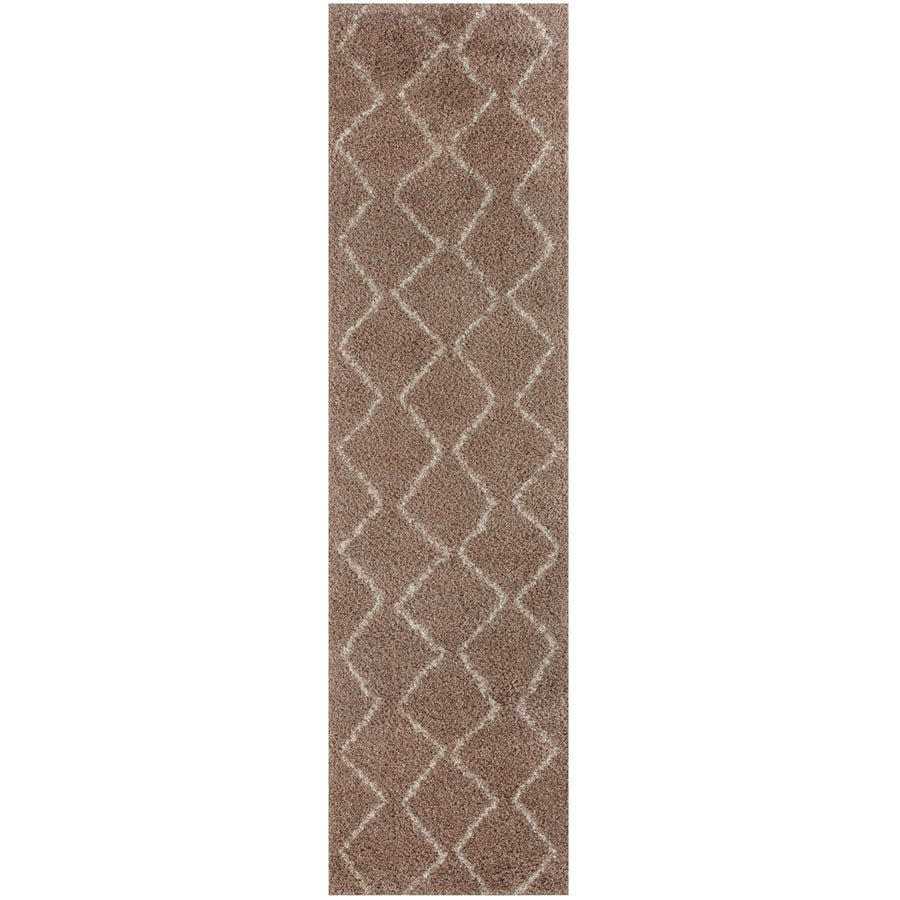 The Rugs Area Rug - Modern Luxury Shaggy Rug Boho Beige