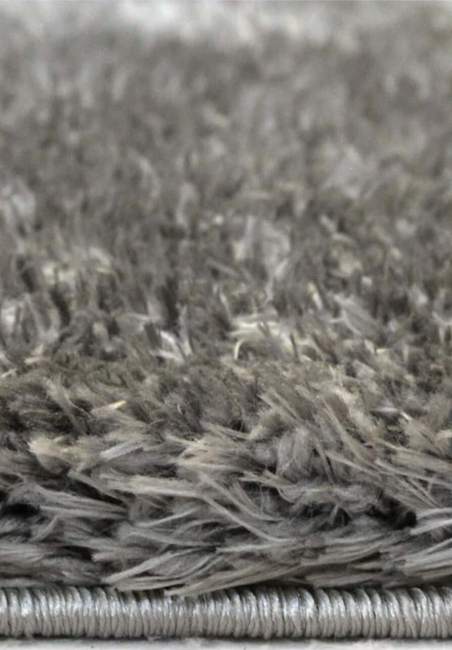 Solid Design Shaggy Rugs for Living Room in Grey The Rugs