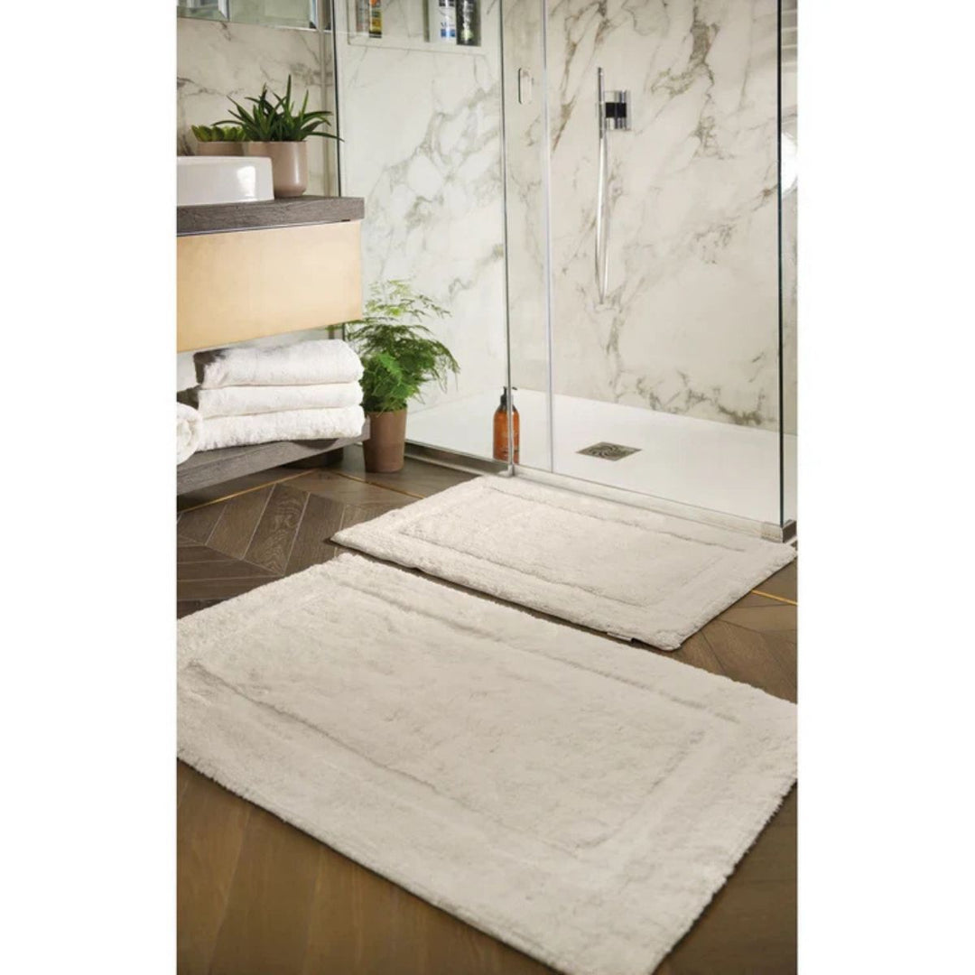 Luxury Bamboo Bordered Bathmats