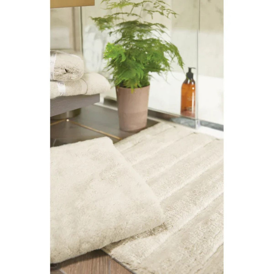 Luxury Bamboo Striped Bathmats