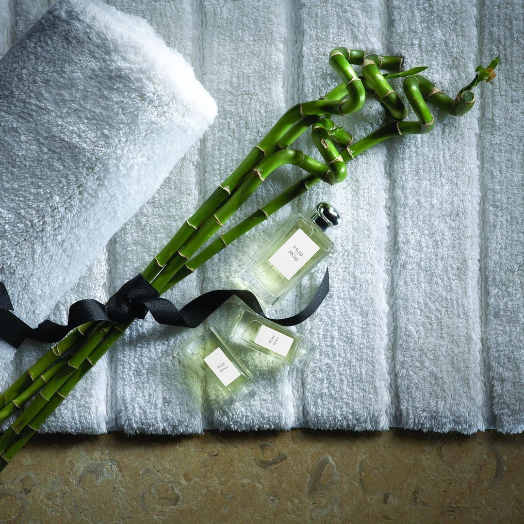 Luxury Bamboo Striped Bathmats