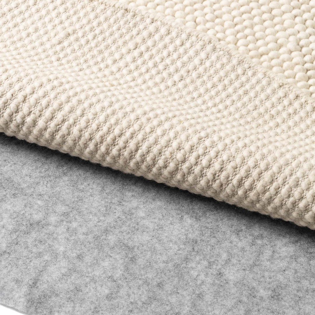 Base Rug Underlay Grip Grey, reversible, durable, felt construction.