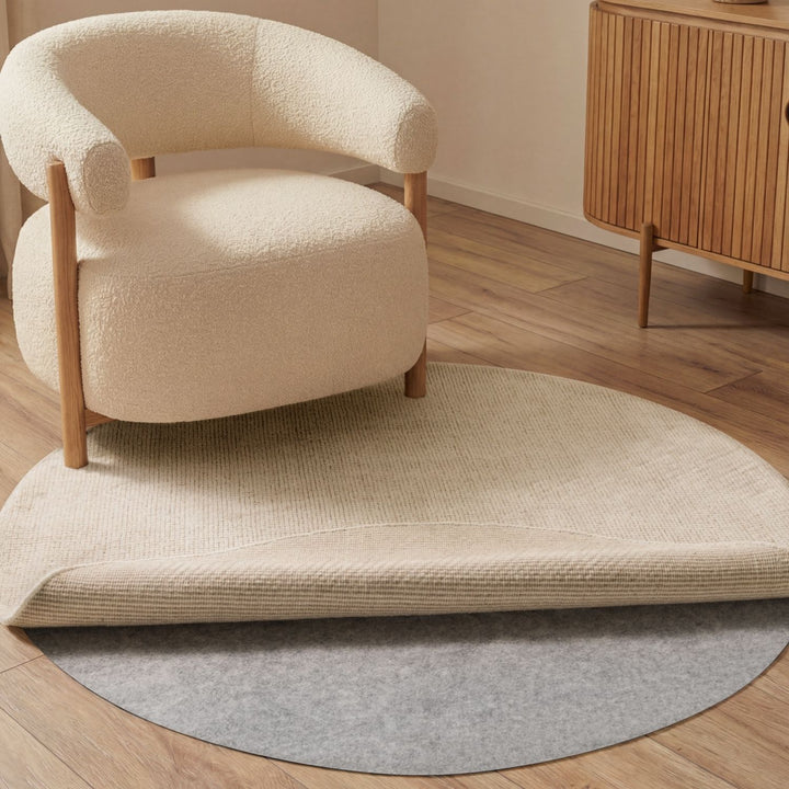 Base Rug Underlay Grip Grey, reversible, durable, felt construction.