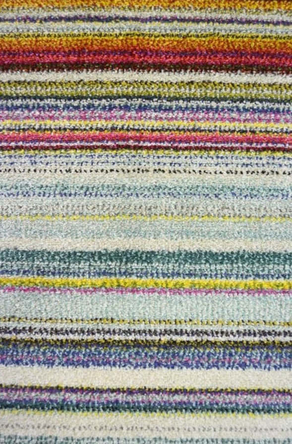 Striped Design Modern Rug in Multicolour – The Rugs