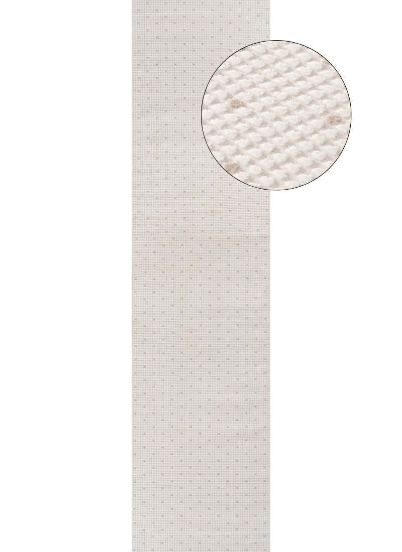 Carmel Cream-Beige Dots Rug | 6080
