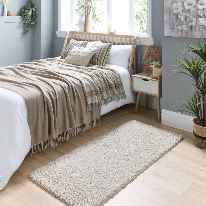 Tufted Washable Rug – Plain Design