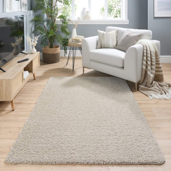 Tufted Washable Rug – Plain Design