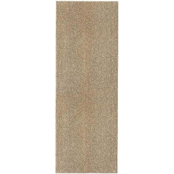 beige cotton plain washable mat