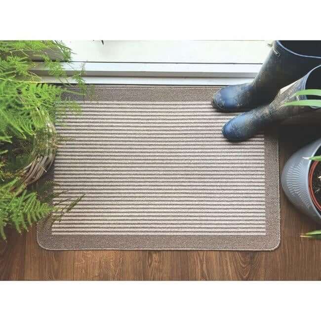 Striped Washable Mat