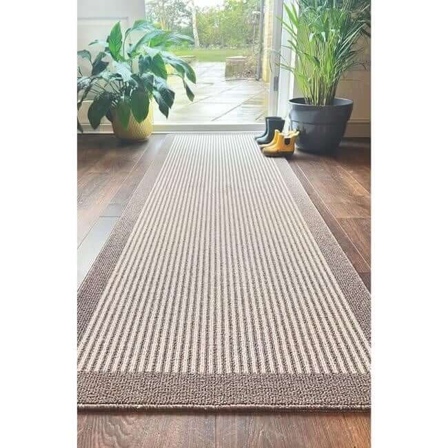 Striped Washable Mat