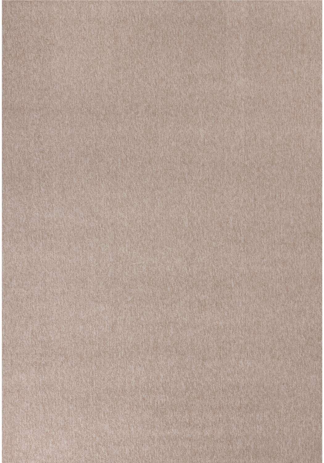 Beige Low Pile Area Rug Plain Design non-shedding