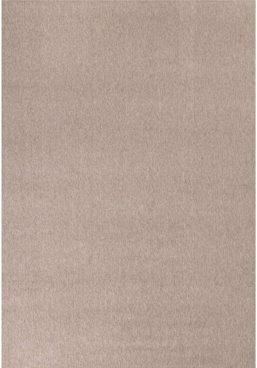 Beige Low Pile Area Rug Plain Design non-shedding