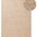 Beige textured rug with a close-up detail on a white background