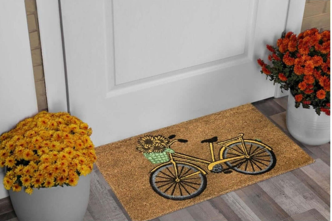 Vintage Bicycle Coir Doormat Gainsborough 40x70 cm