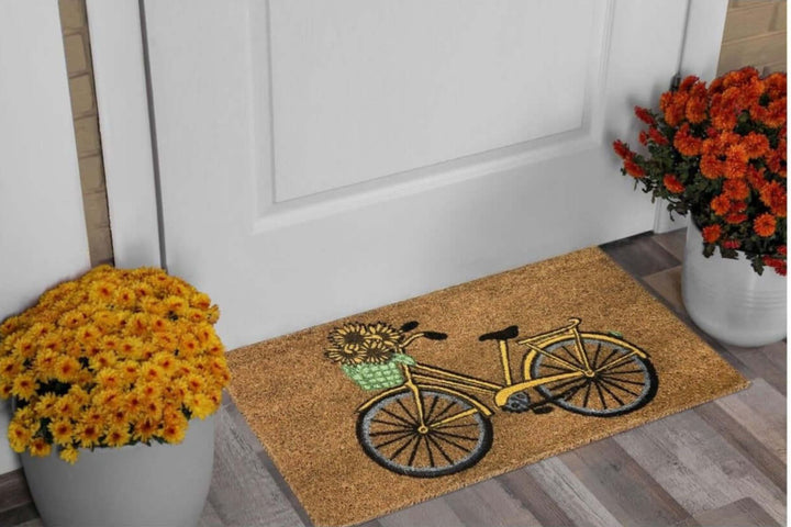 Vintage Bicycle Coir Doormat Gainsborough 40x70 cm