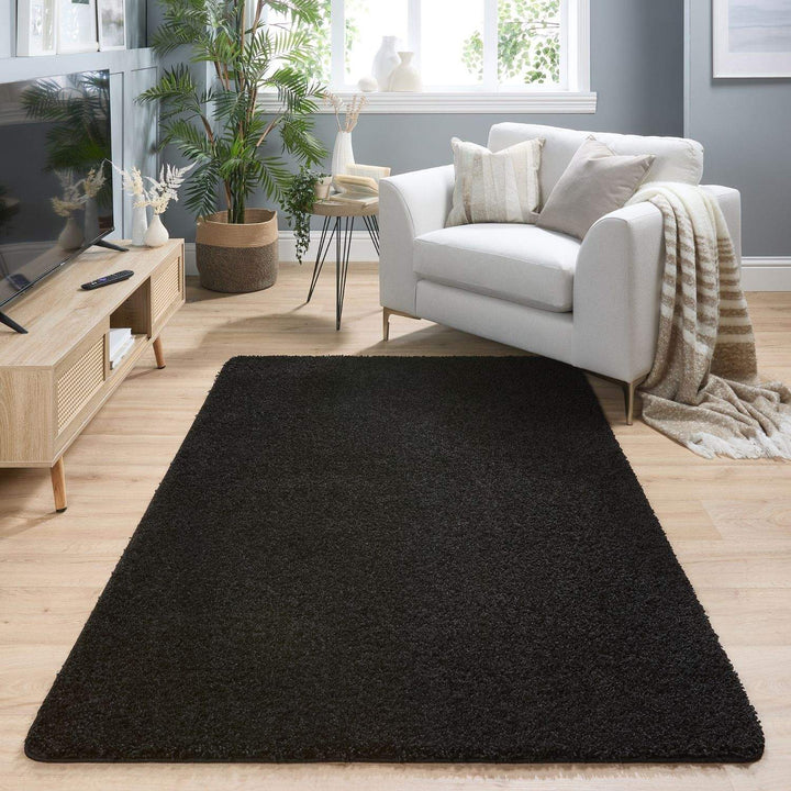 Tufted Washable Rug – Plain Design
