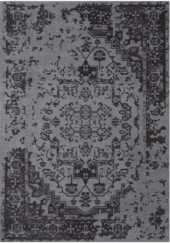  Machine Washable Flatweave Rug black colour