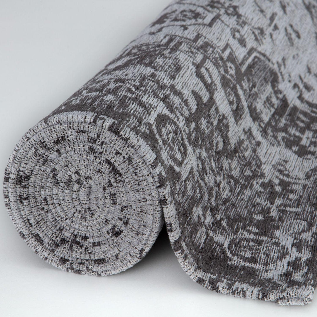  Machine Washable Flatweave Rug black colour
