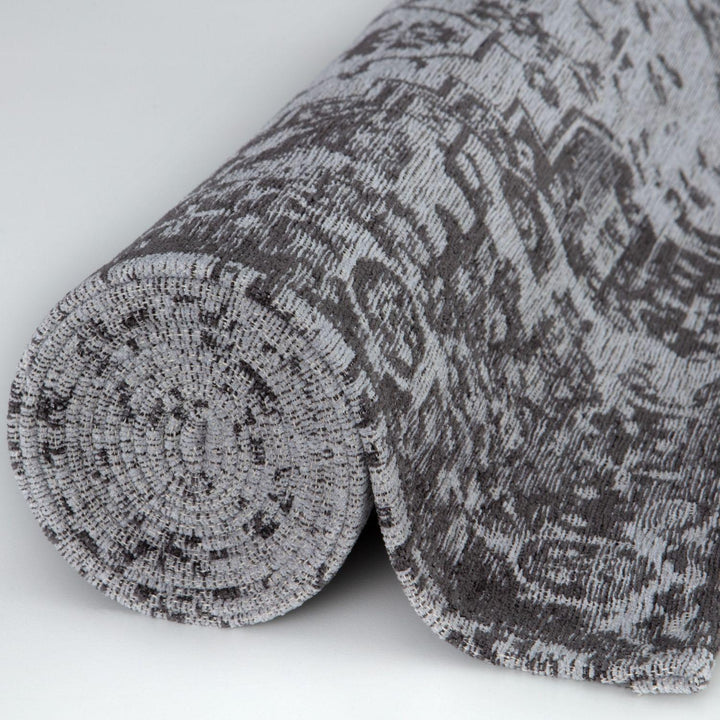  Machine Washable Flatweave Rug black colour