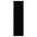 Washmellow black washable runner, top view of the 80x280 runner | The Rugs