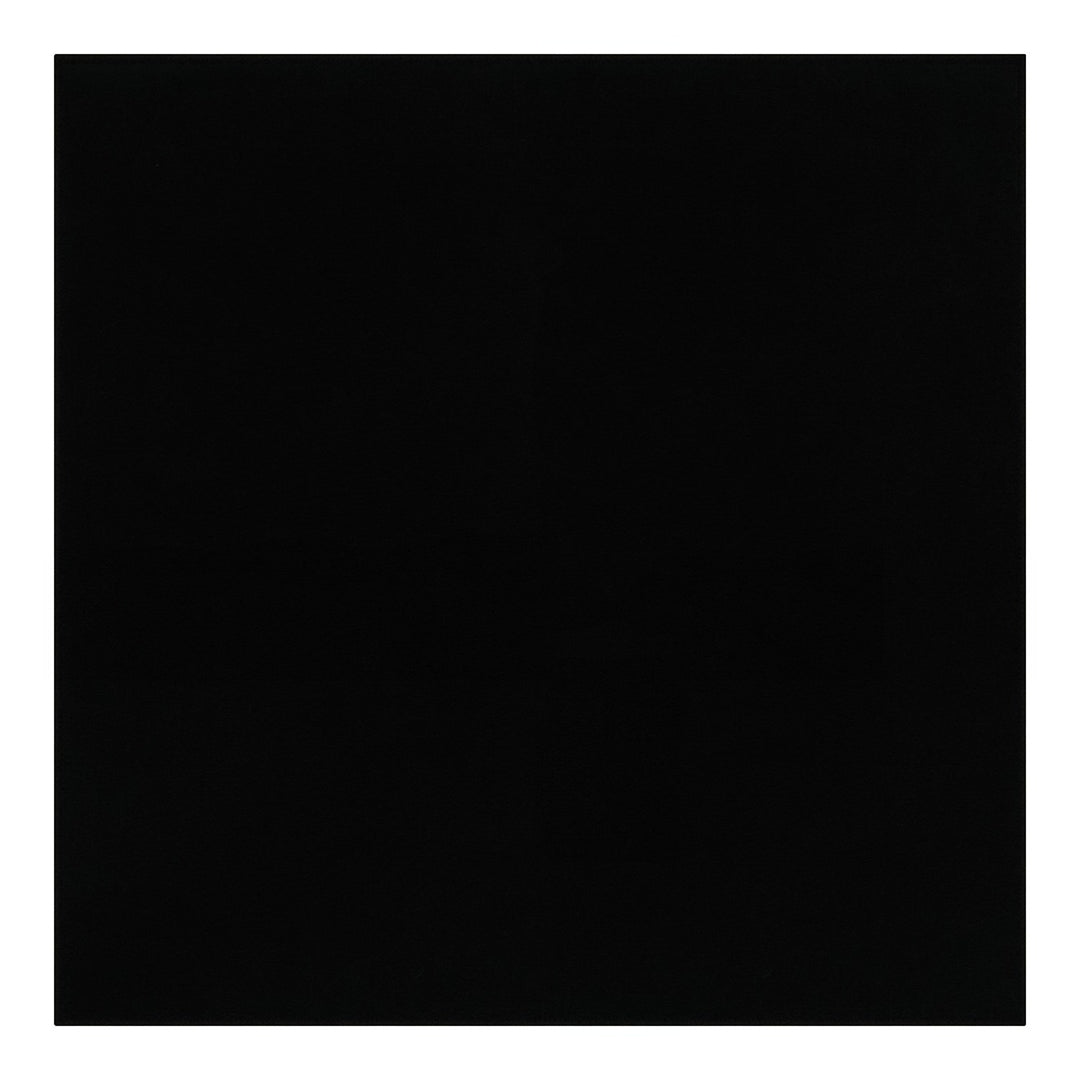 Washmellow black square washable rug, top view | The Rugs