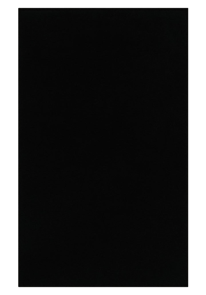 Washmellow black washable rug, top view of the full rectangle rug | The Rugs