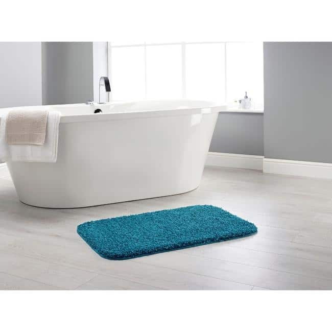 Versatile Bathroom Plain Rug