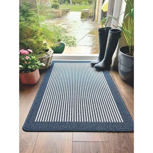 Striped Washable Mat