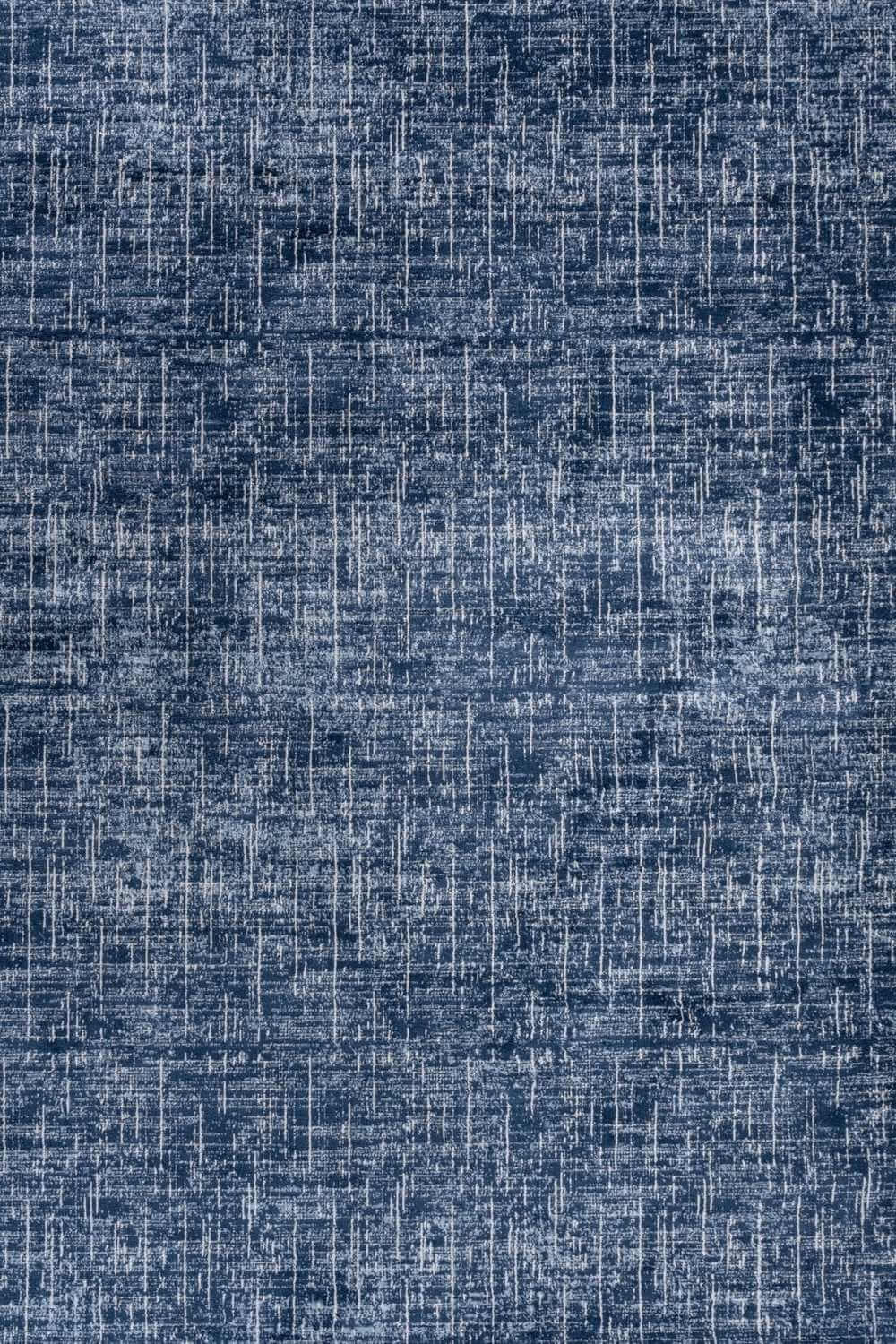 Rustic Blue Scandi Design Rug, hypoallergenic, family-friendly, easy to clean| The Rugs