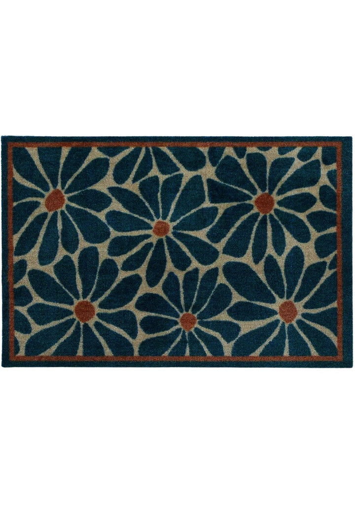 Washable Floral Indoor Mats