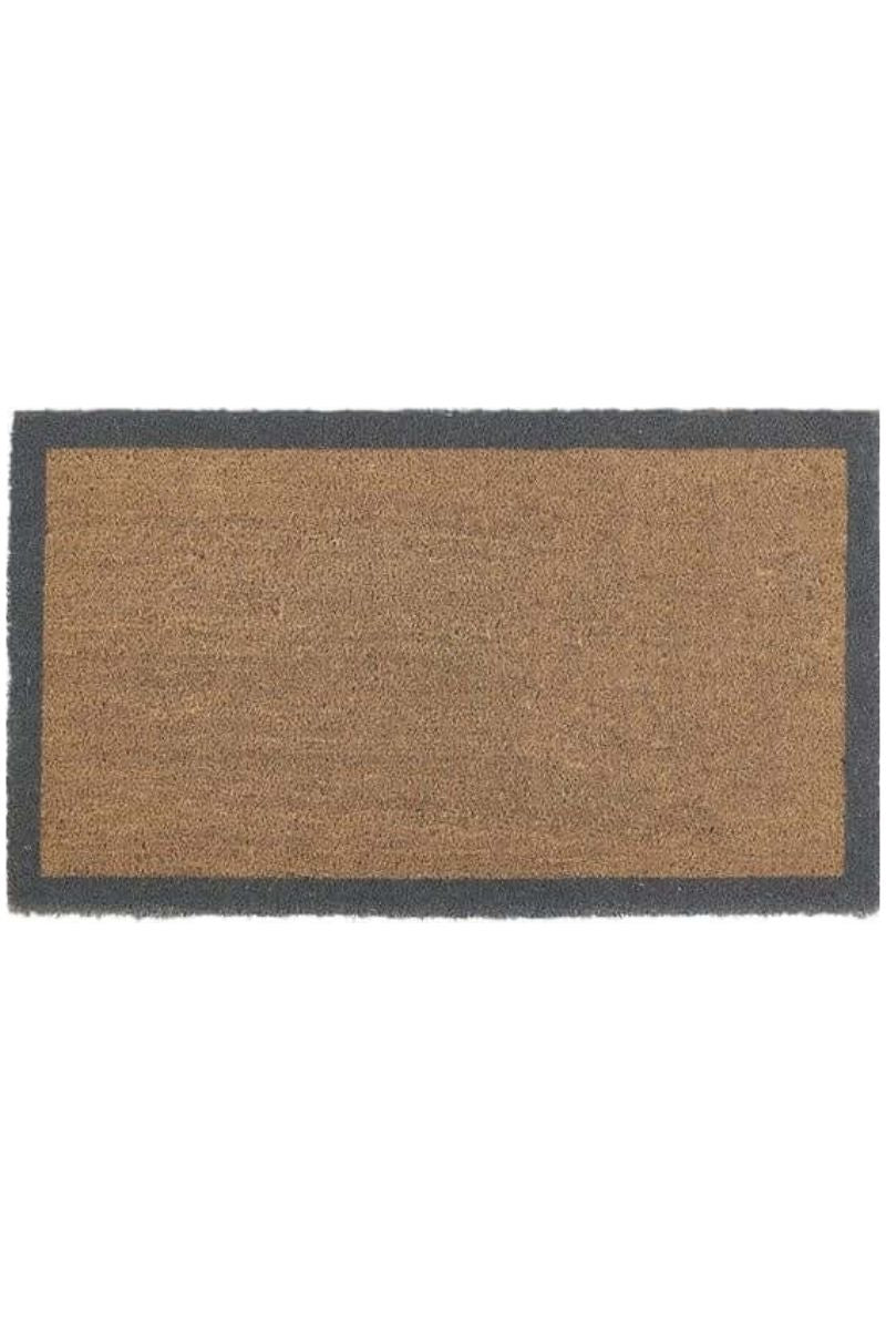 Eco-Friendly Brown & Grey Coir Outdoor Mat